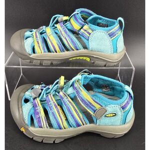 Keen Newport H2 Blue Green Purple Sandal Kids US 12 EUR 30 Beach Water Sport